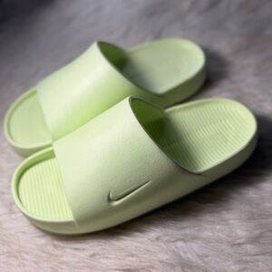 Nike Mint Green Slide Sandals